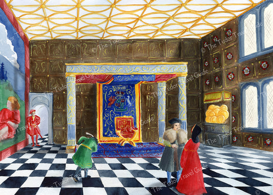 Art Print of Henry VIII's Presence Chamber at Greenwich Palace: END OF LINE SALE
